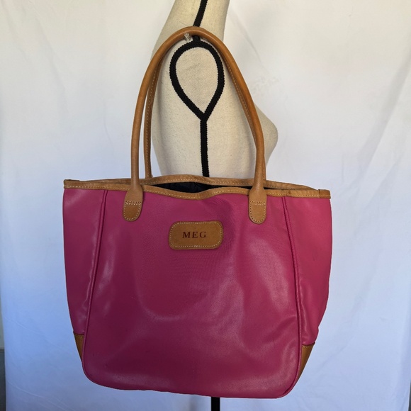 Joh Hart Nylon Medium Tote Bag leather Trim and Handle